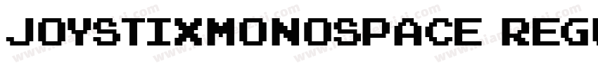 JoystixMonospace Regular字体转换